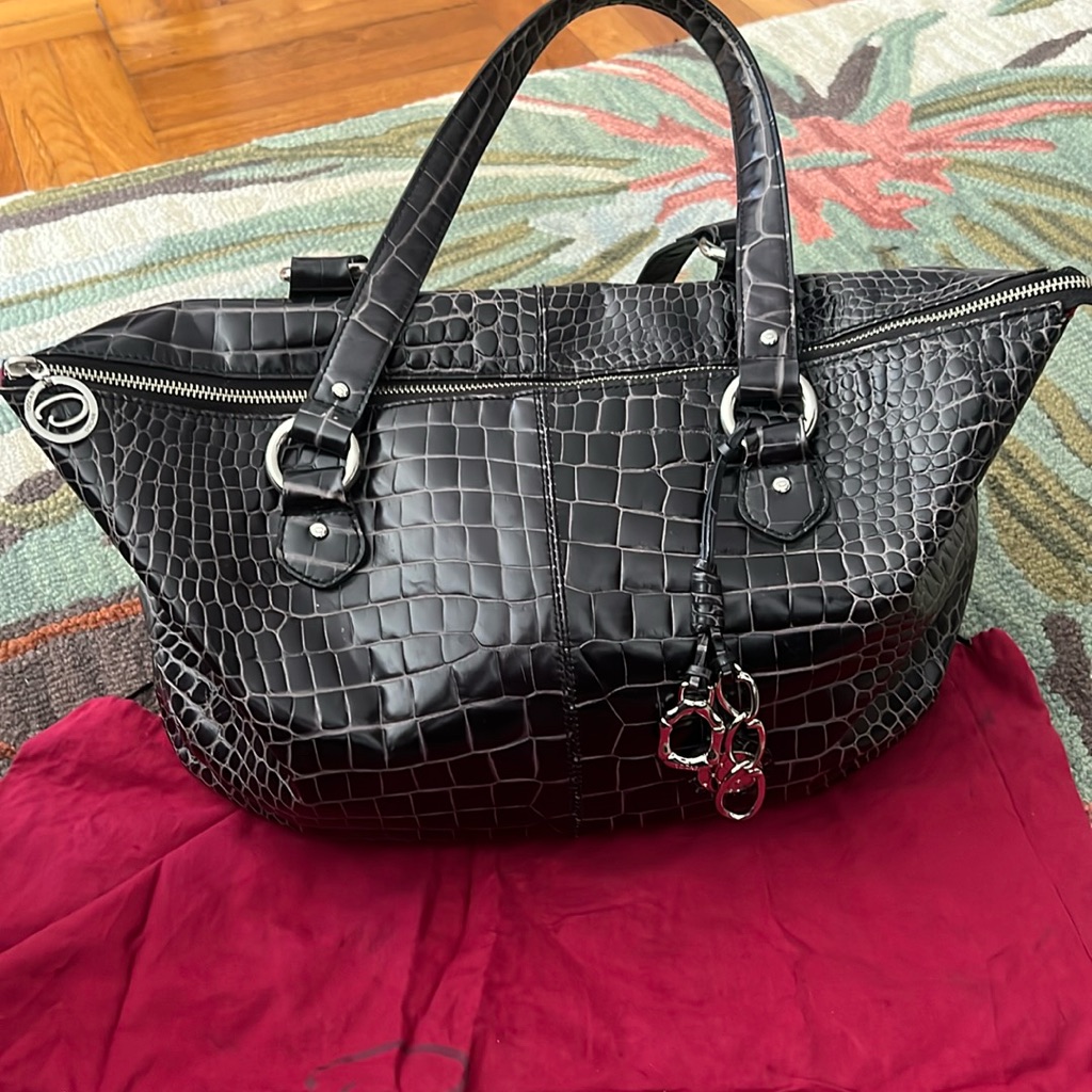 Oscar De La Renta Leather Tote